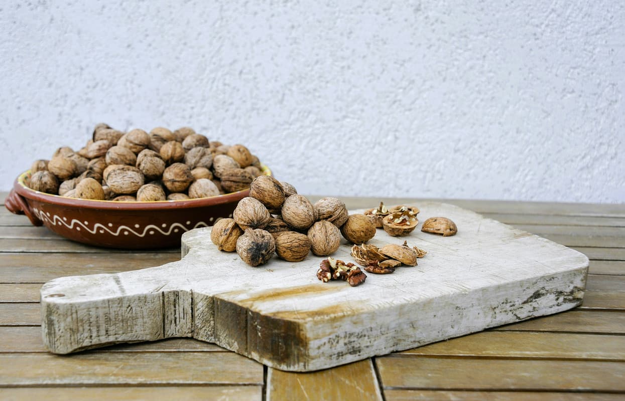Rustic Walnut Serving Board
